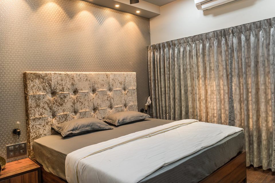 Rishi Villa - Pune, Aesthetica Aesthetica Camera da letto moderna