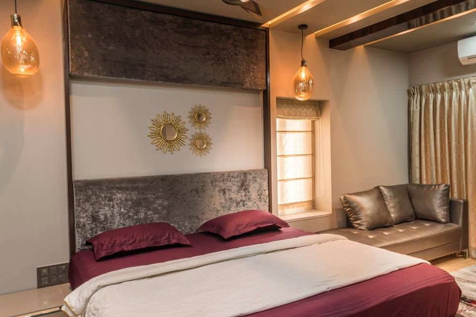 Rishi Villa - Pune, Aesthetica Aesthetica Camera da letto moderna