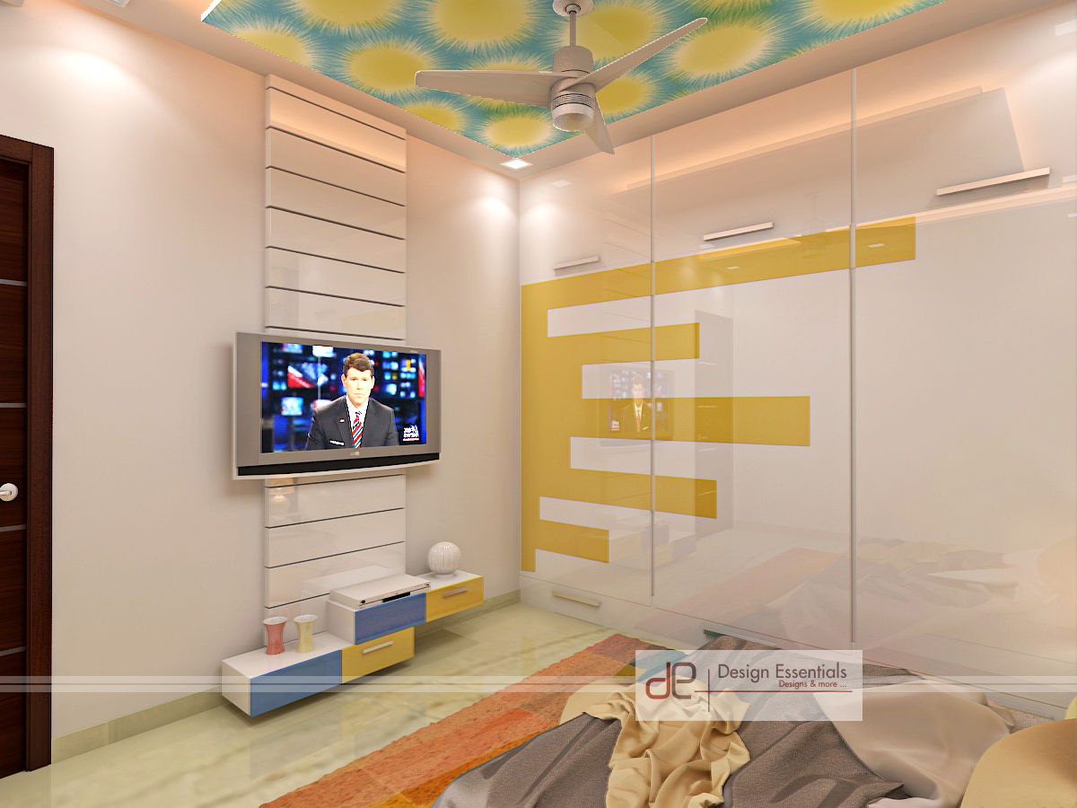 Residence at Rohini, New Delhi, Design Essentials Design Essentials Dormitorios infantiles modernos: Contrachapado