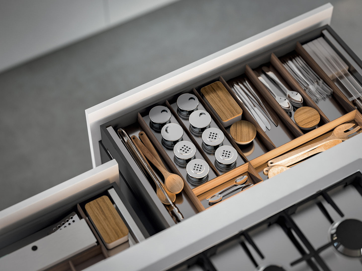 COCINAS ARMONY CUCINE, ATELIER CASA S.A.S ATELIER CASA S.A.S Modern kitchen Storage