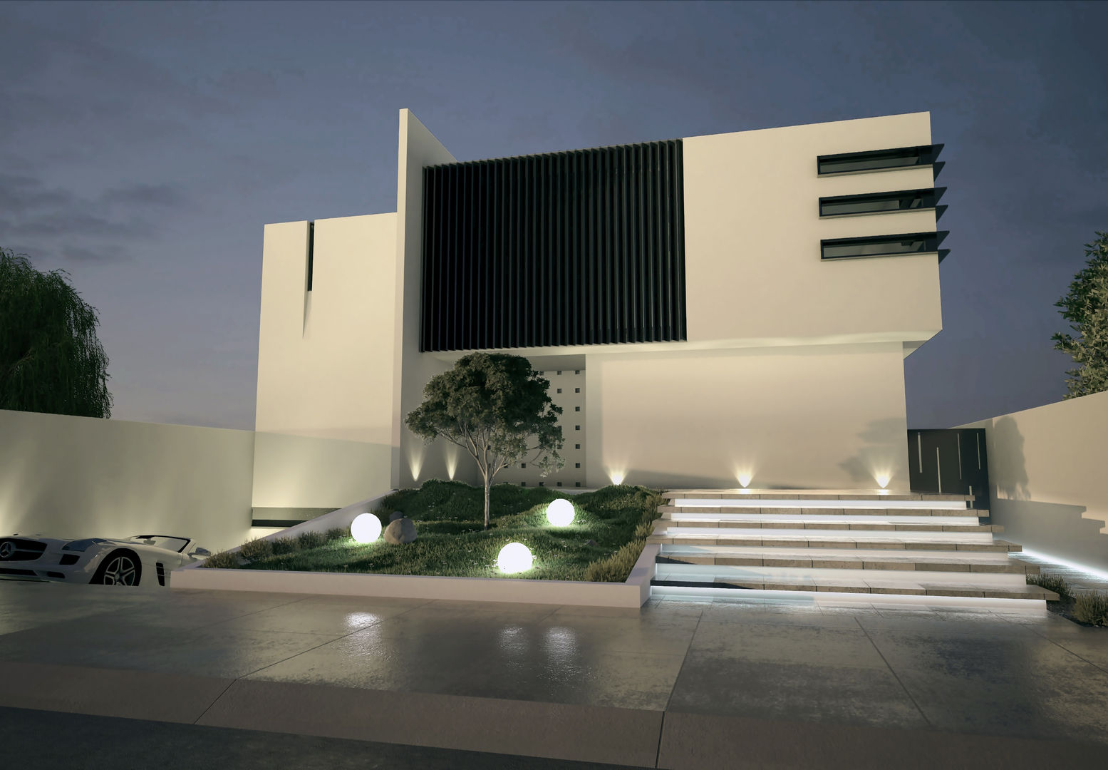 Residencia Preventa Studio03 Casas de estilo minimalista Concreto