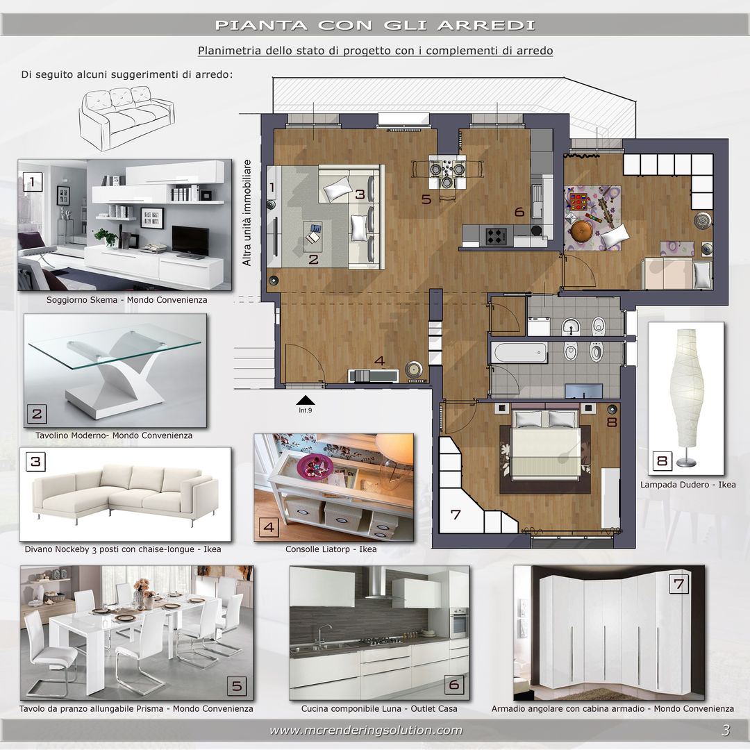 "La zona giorno...il centro vitale della casa.", MC Ristrutturare Casa MC Ristrutturare Casa Modern living room