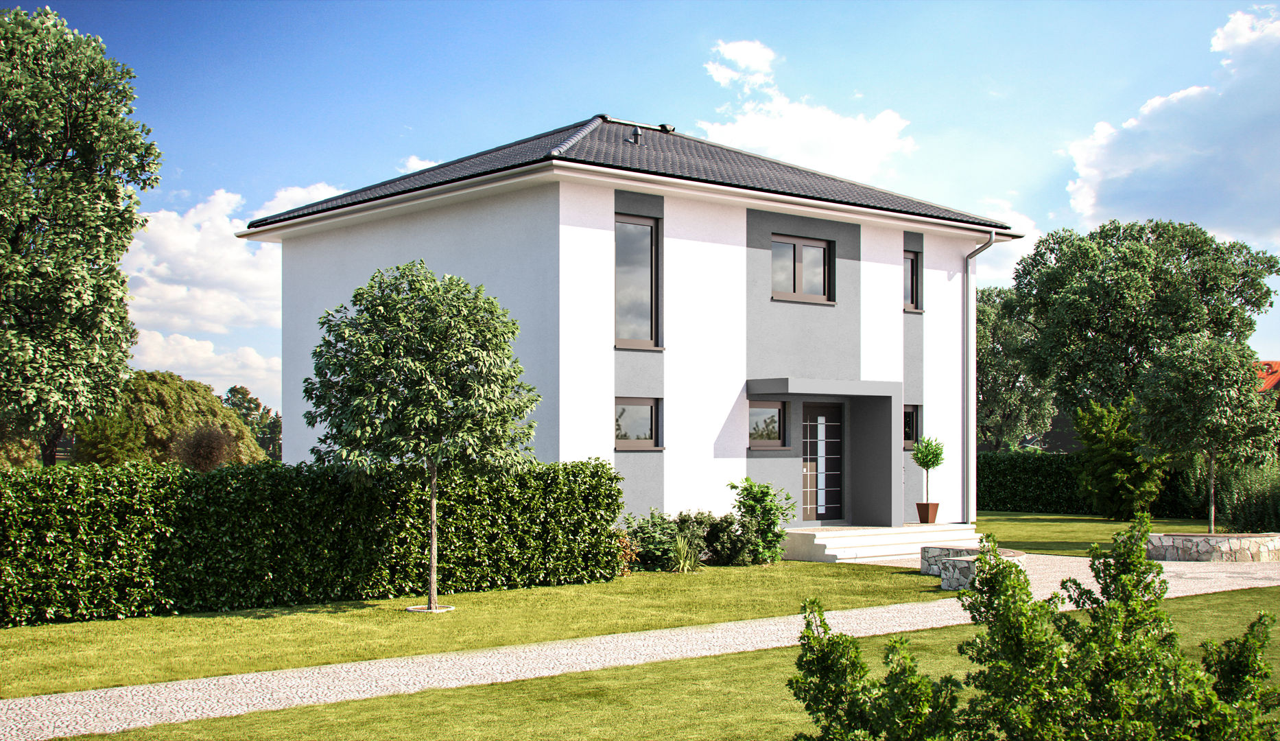 Stadtvillenserie Eos, Bärenhaus GmbH - das fertige Haus Bärenhaus GmbH - das fertige Haus Будинки