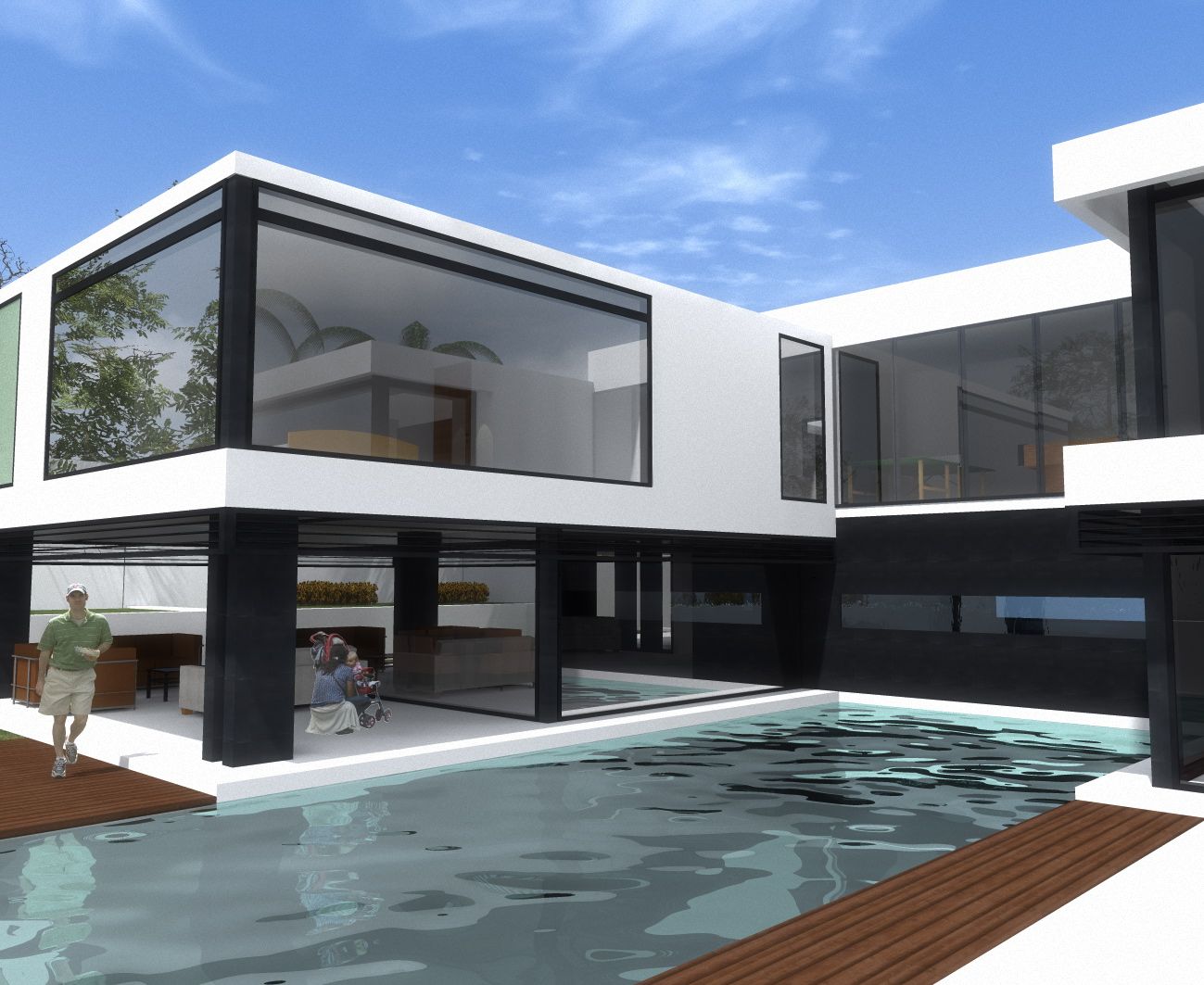 El Velero 340, Las Lagunas, La Molina, Lima, MG OPENBIM Consulting MG OPENBIM Consulting Будинки