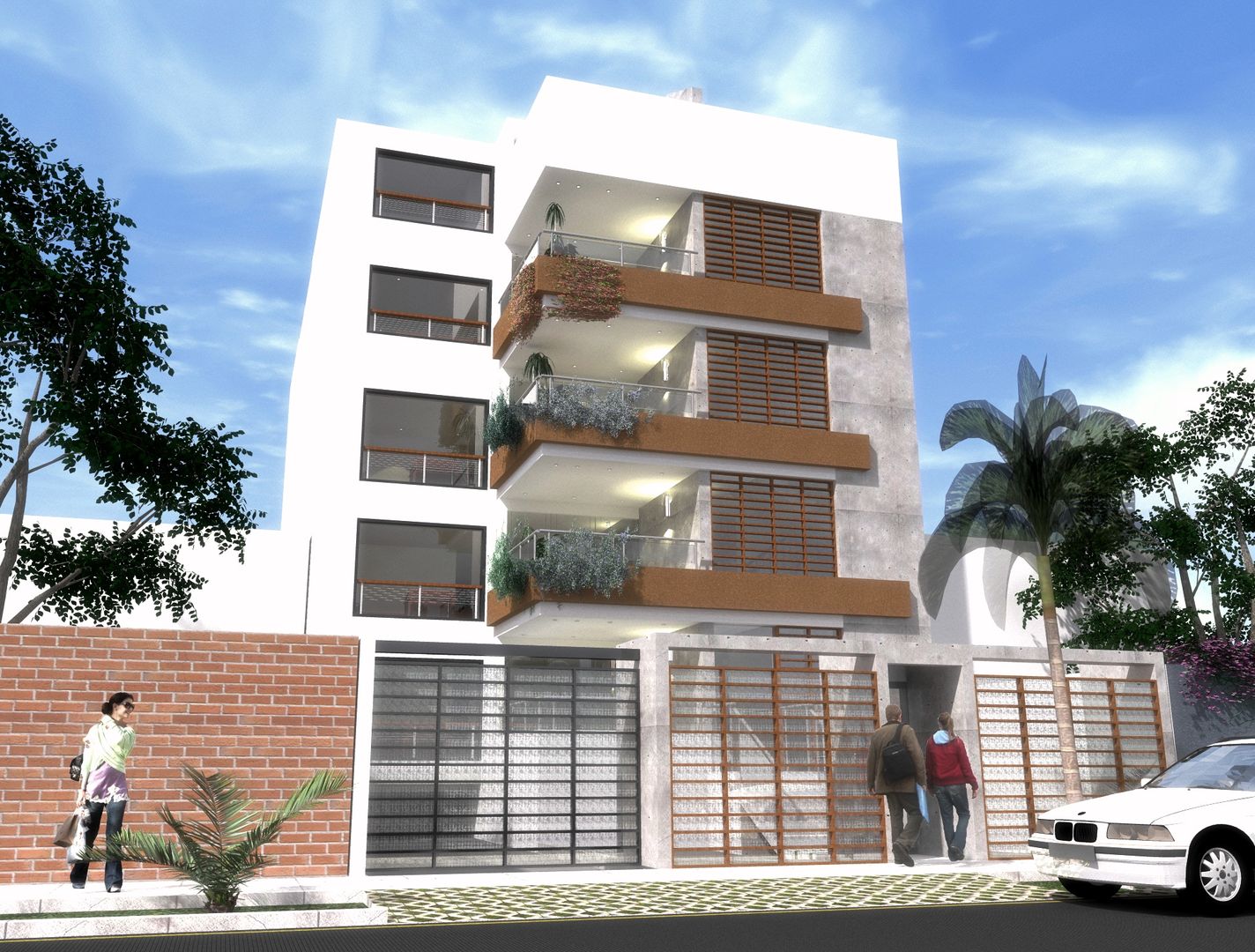 Doña Amalia 240, Surco, Lima, MG OPENBIM Consulting MG OPENBIM Consulting Modern houses