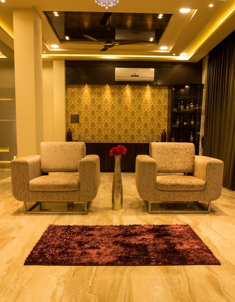 Singh Bunglow - Kalyan, Aesthetica Aesthetica Modern living room