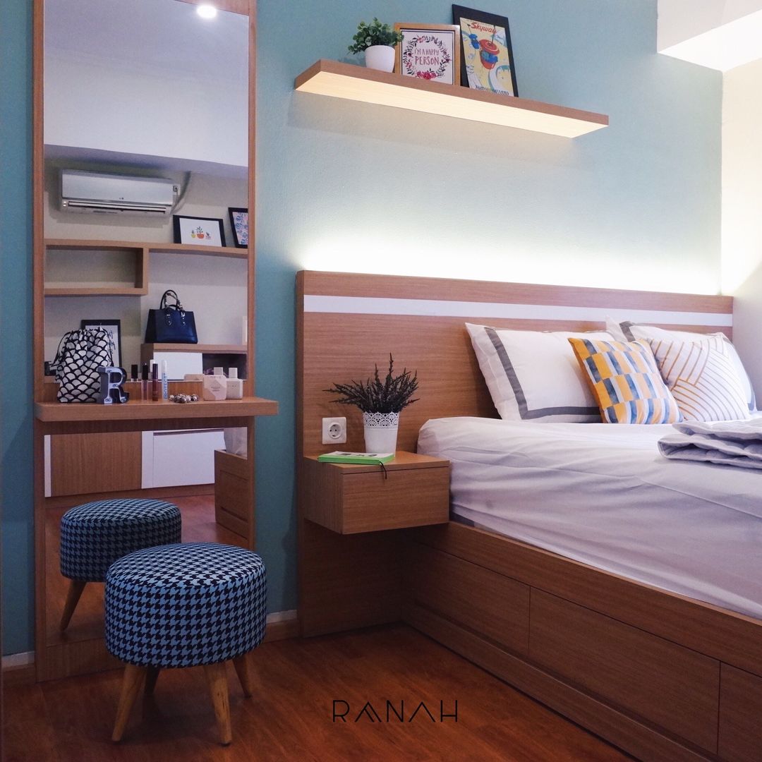 Studio Apartment - Margonda Residence 2, RANAH RANAH Modern Yatak Odası