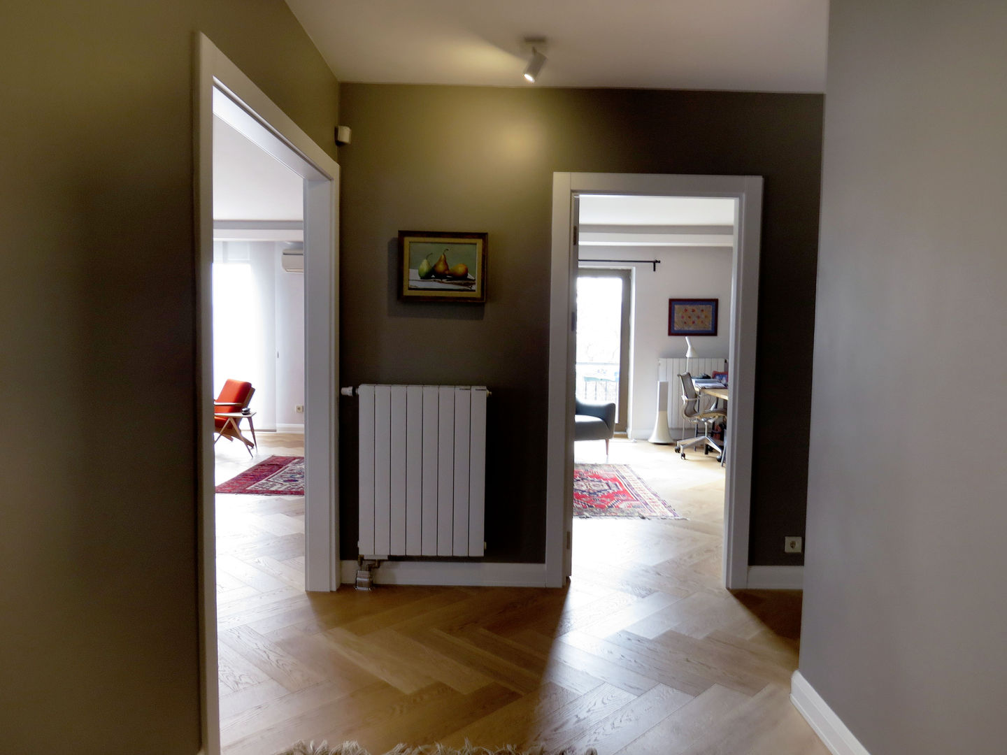 MİM102 GÖKTÜRK, MİMPERA MİMPERA Scandinavian style corridor, hallway& stairs Wood Wood effect