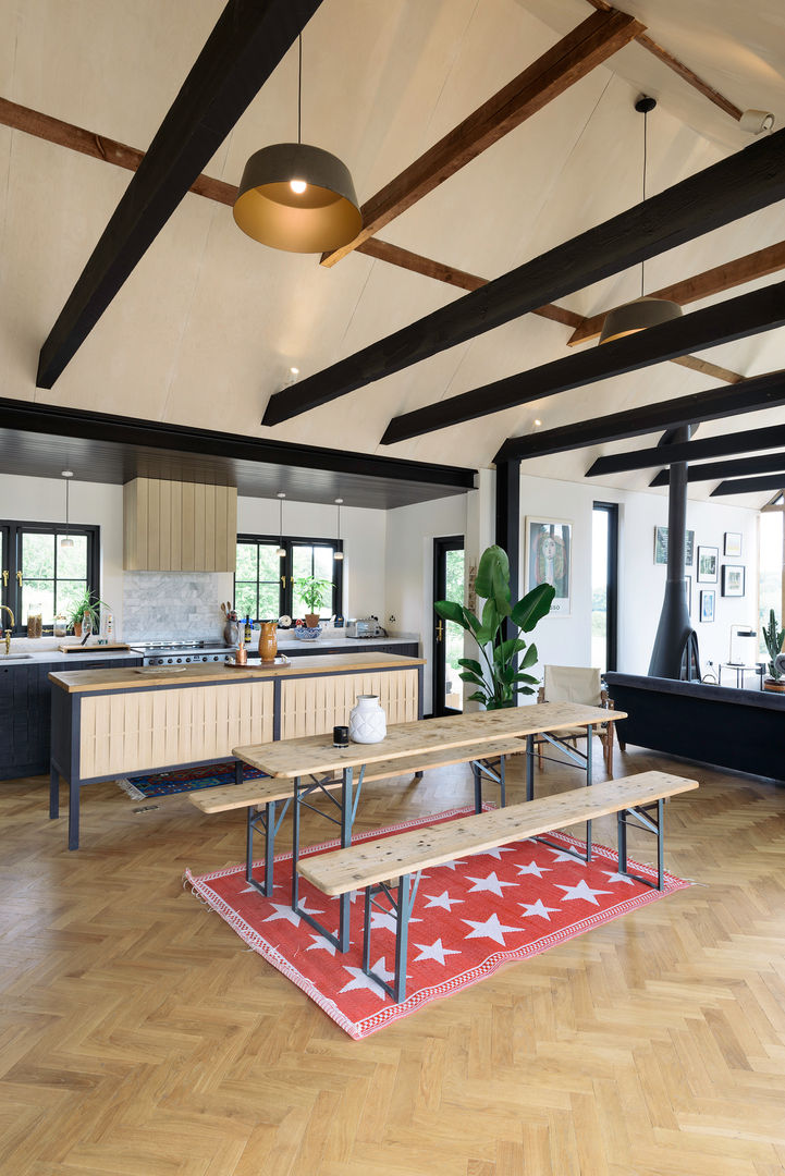 The Kent Kitchen by deVOL deVOL Kitchens Dapur Gaya Rustic Kayu Wood effect