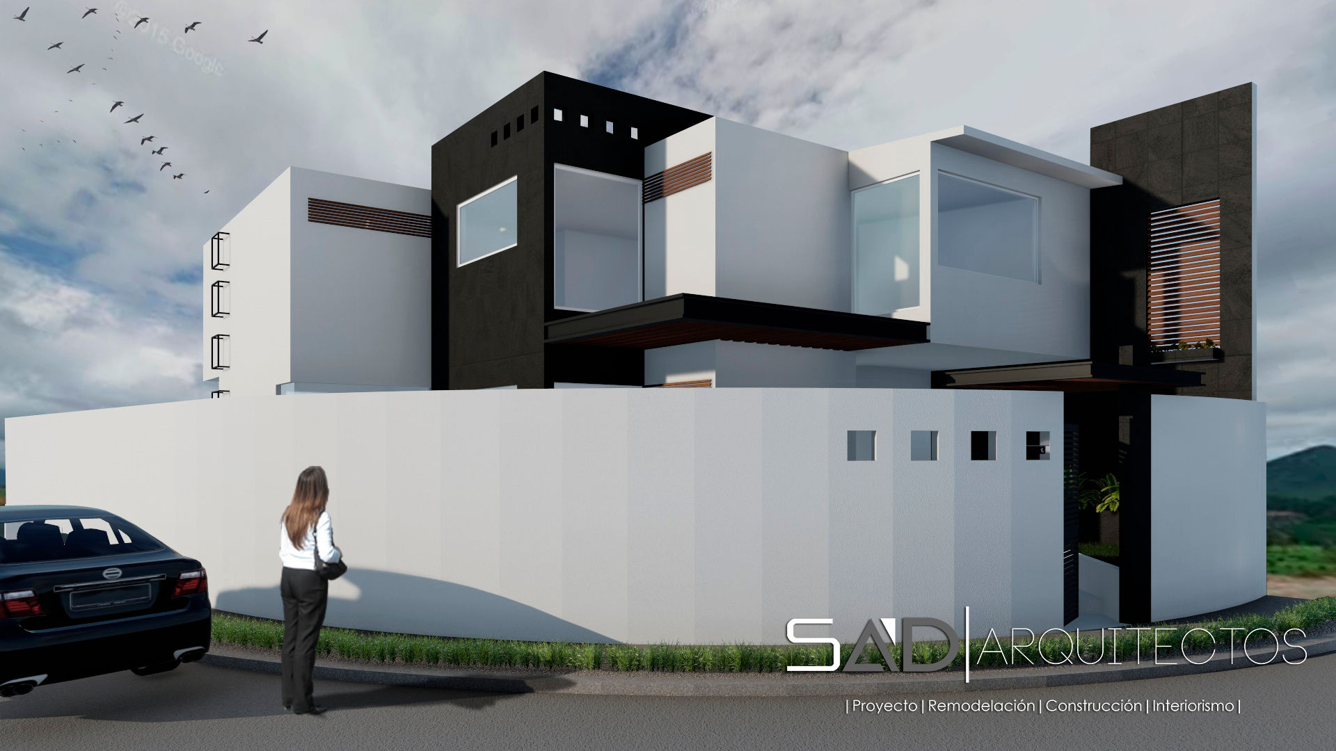 Fachada Principal homify Casas modernas