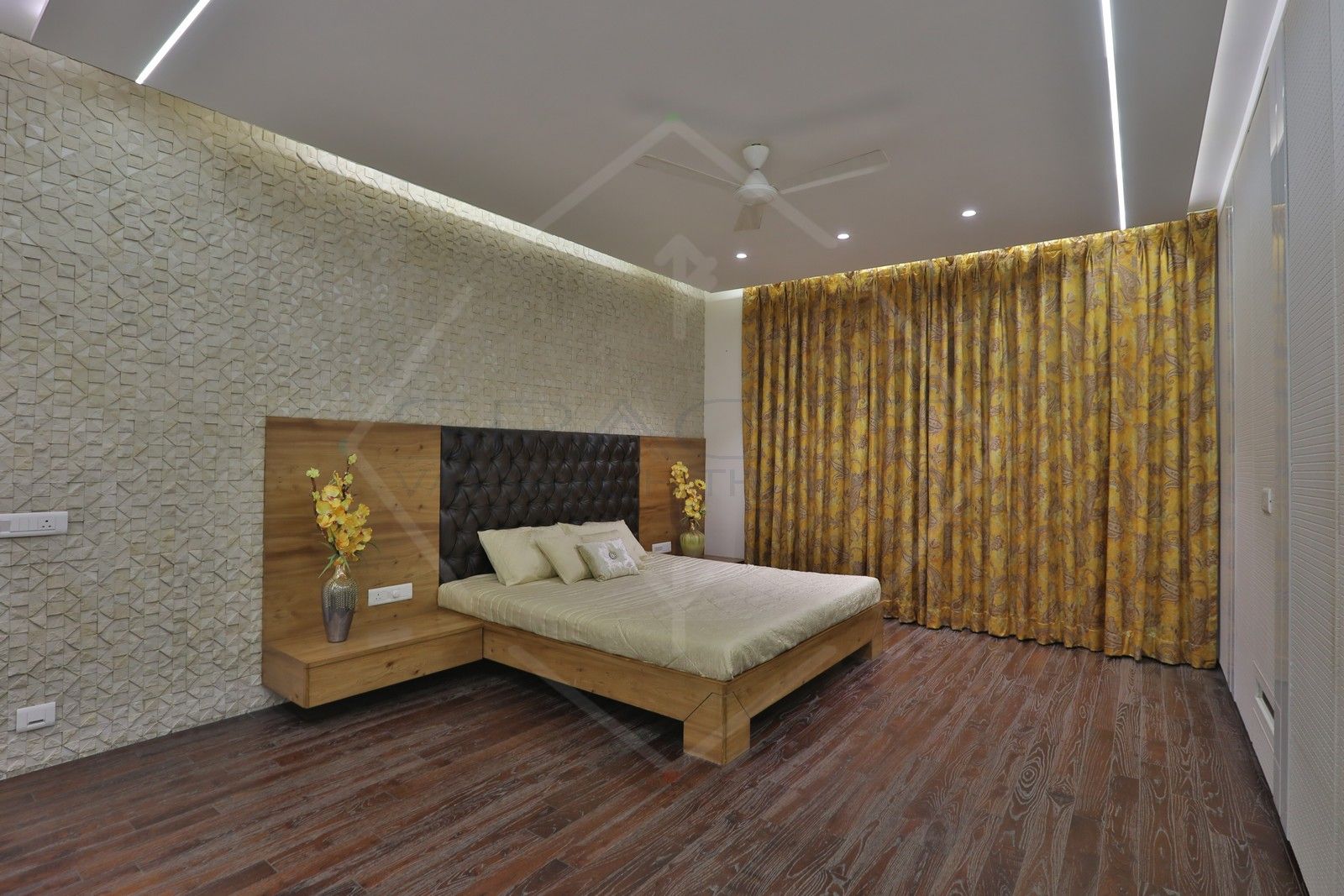 CAPITAL GREEN - 1, SPACCE INTERIORS SPACCE INTERIORS غرفة نوم