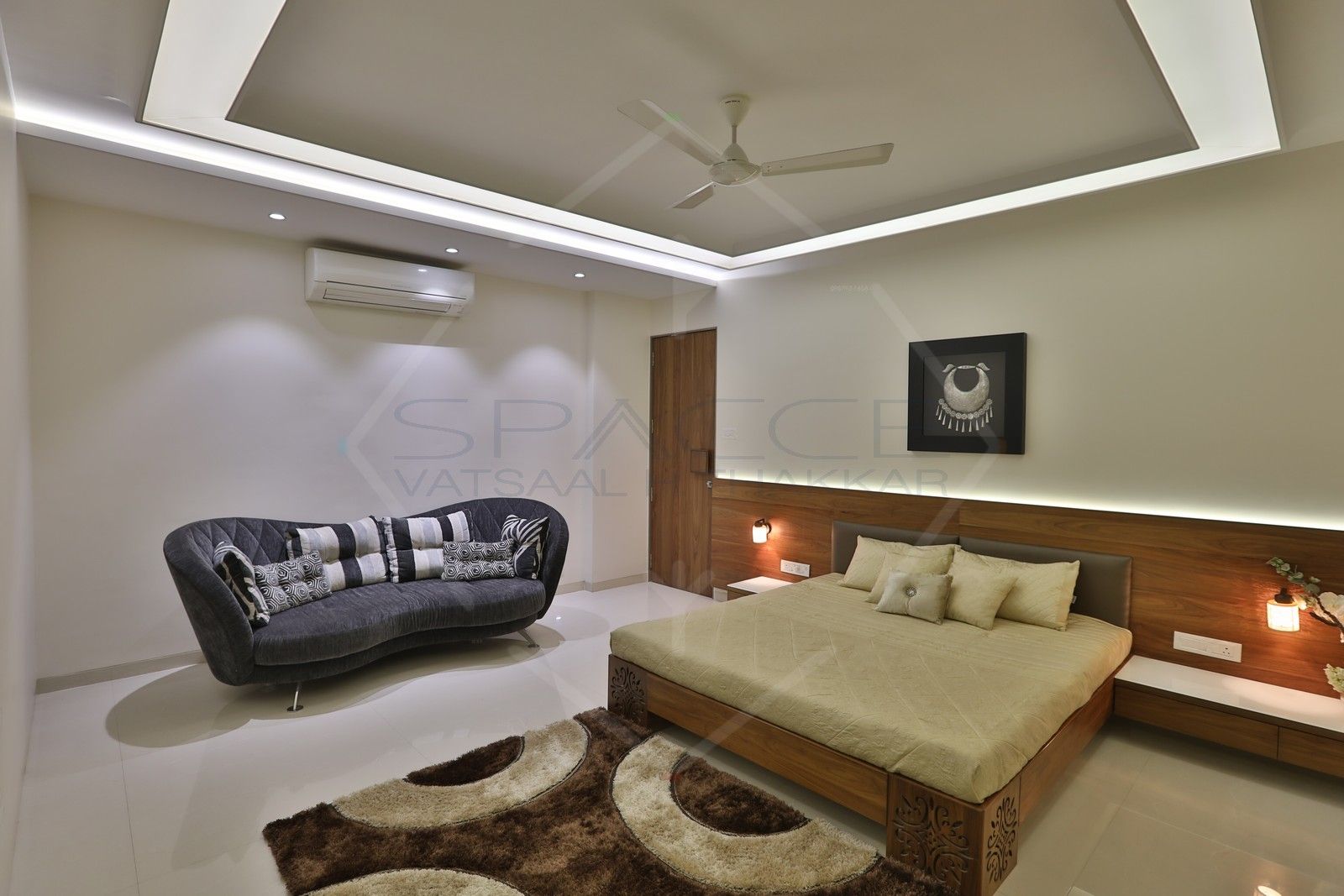 CAPITAL GREEN - 1, SPACCE INTERIORS SPACCE INTERIORS Chambre asiatique