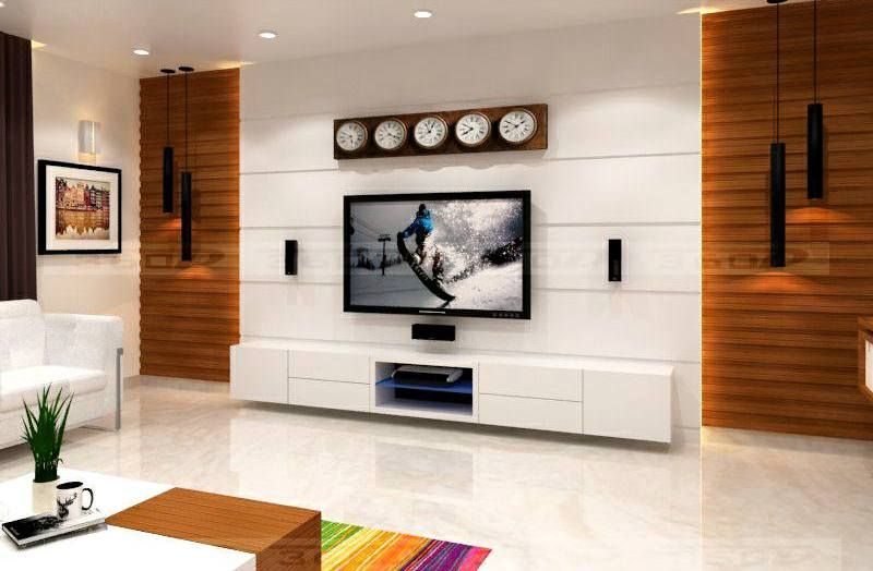 homify Salones de estilo clásico Muebles de televisión y dispositivos electrónicos