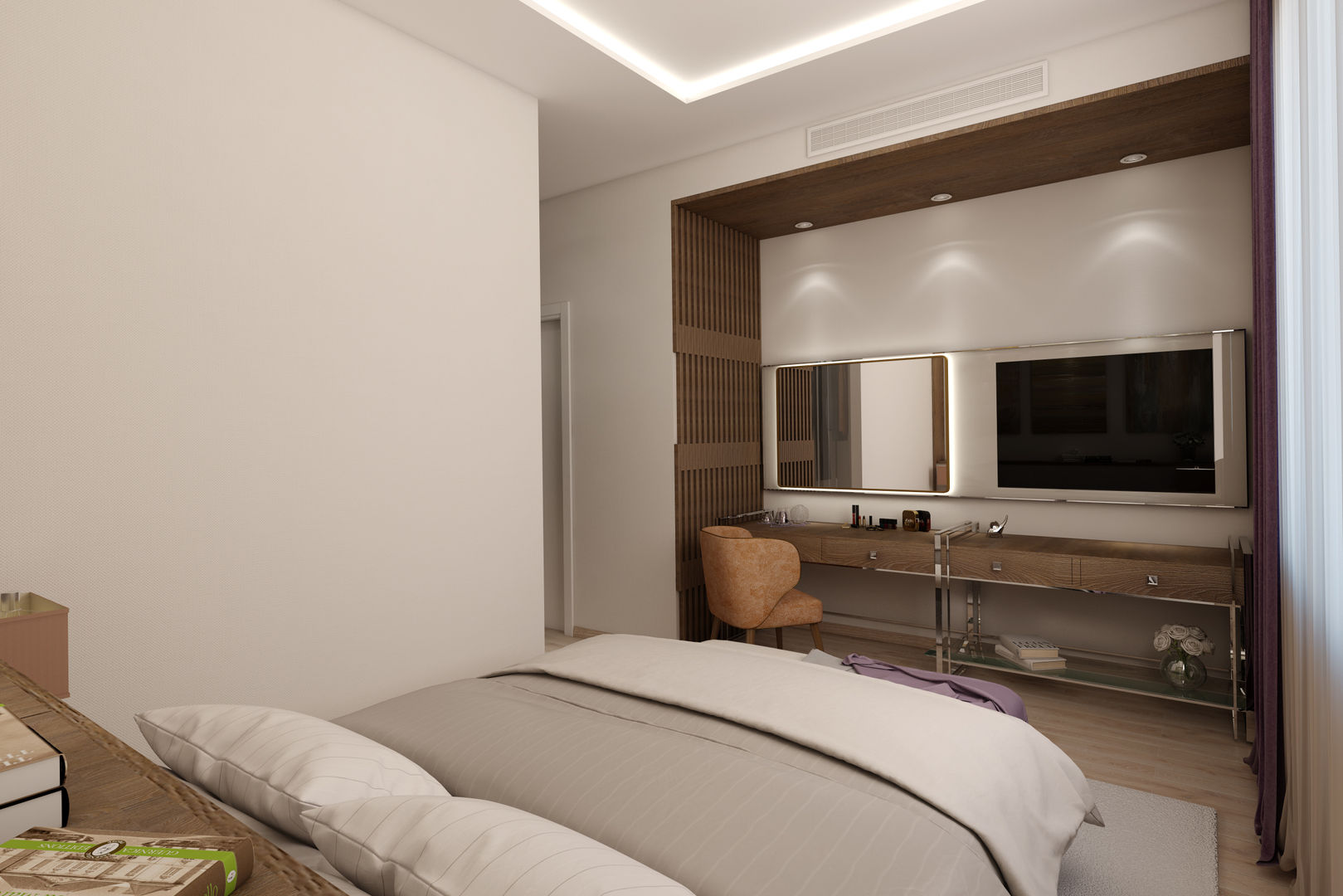 Yalova_Villa_Yatak Odası-2 homify Modern Yatak Odası