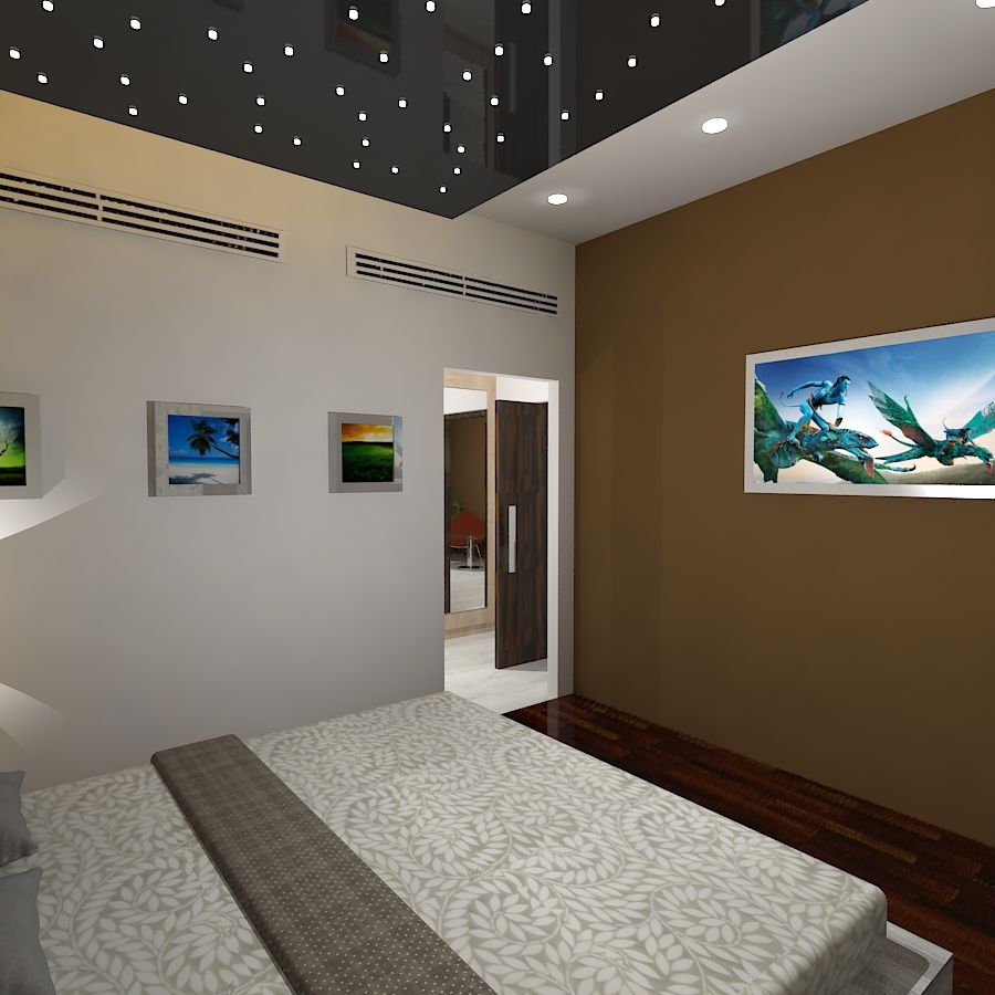 Palacio 1BHK , Gurooji Designs Gurooji Designs Dormitorios de estilo moderno