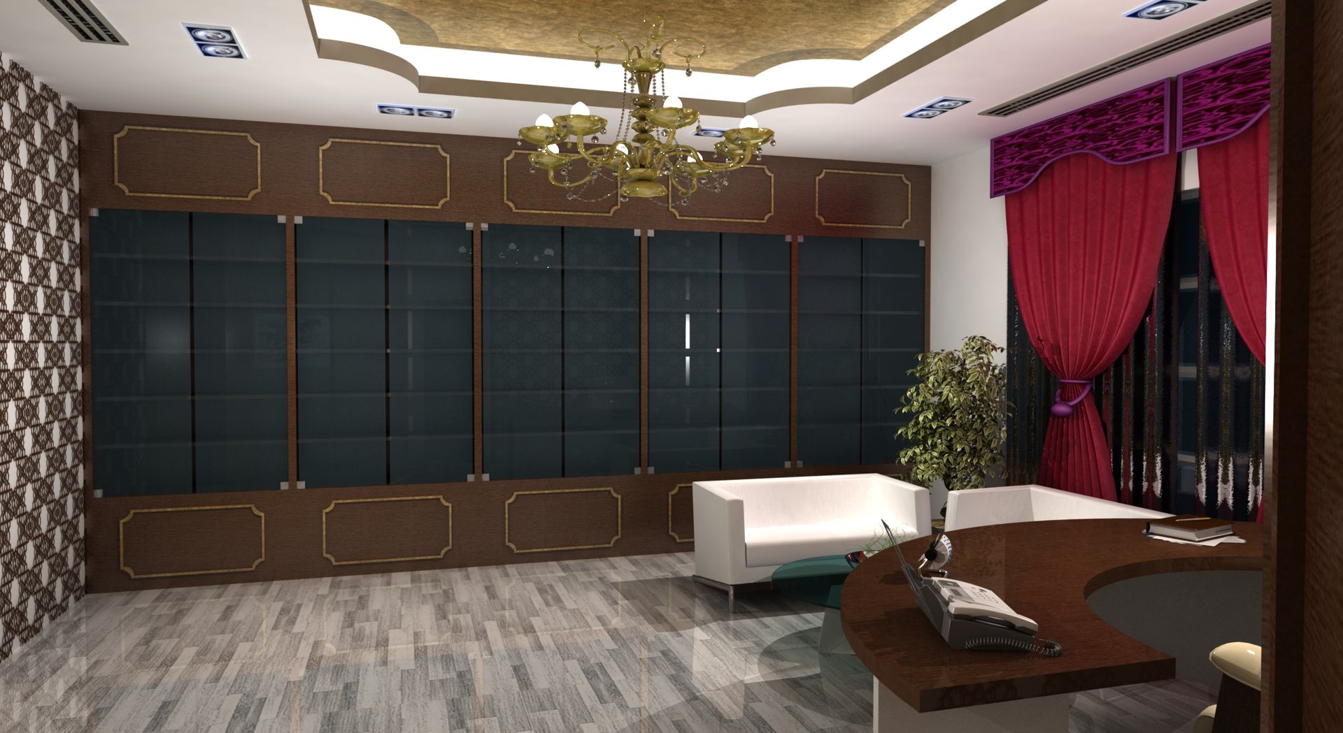 Arabic Villa , Gurooji Designs Gurooji Designs Classic style study/office