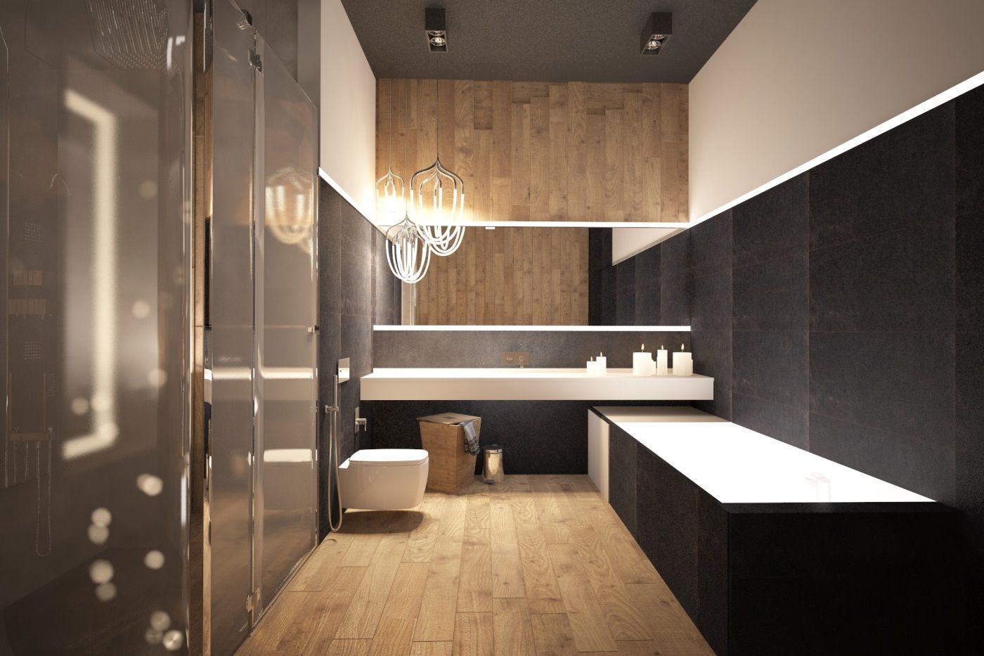 Vesconti_473 кв.м (с дизайн-проектом), Vesco Construction Vesco Construction Modern bathroom