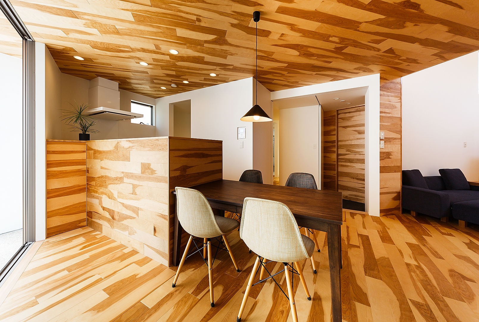 haus-duo, 一級建築士事務所haus 一級建築士事務所haus Scandinavische eetkamers Hout Hout