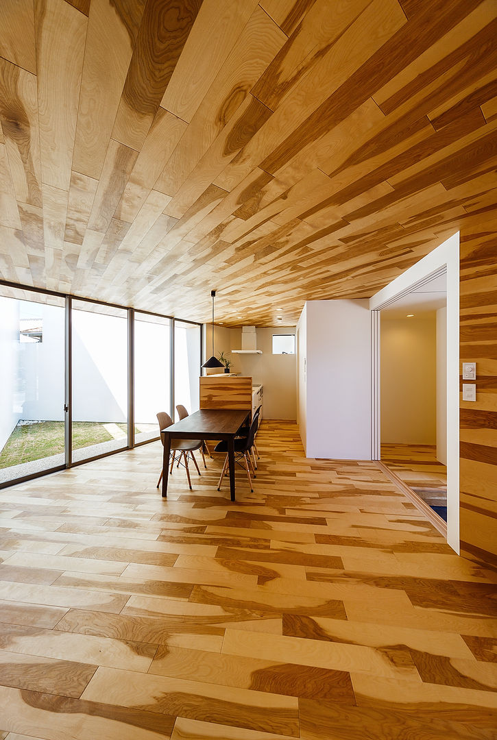 haus-duo, 一級建築士事務所haus 一級建築士事務所haus Scandinavische eetkamers Hout Hout