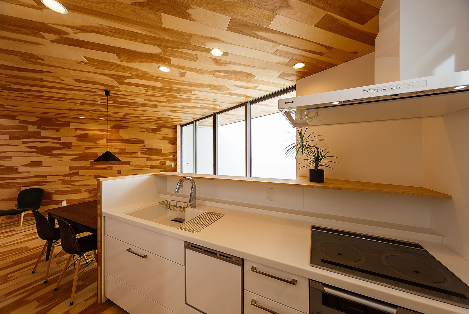 haus-duo, 一級建築士事務所haus 一級建築士事務所haus Kitchen Wood Wood effect