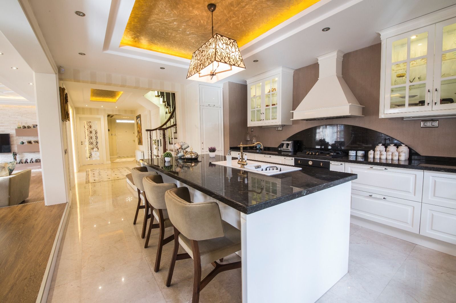 Beylerbeyi Villa, HD HD Eclectic style kitchen Wood Wood effect