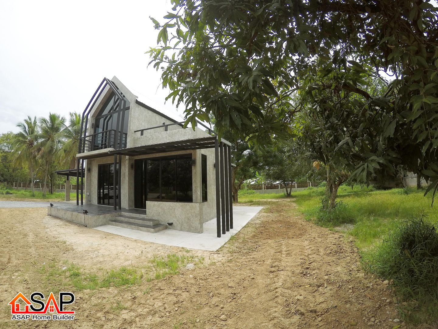 ASAP P17 บ้านชั้นเดี่ยว 2 ชั้น 1 ห้องนอน 2 ห้องน้ำ, Asap Home Builder Asap Home Builder Modern Houses