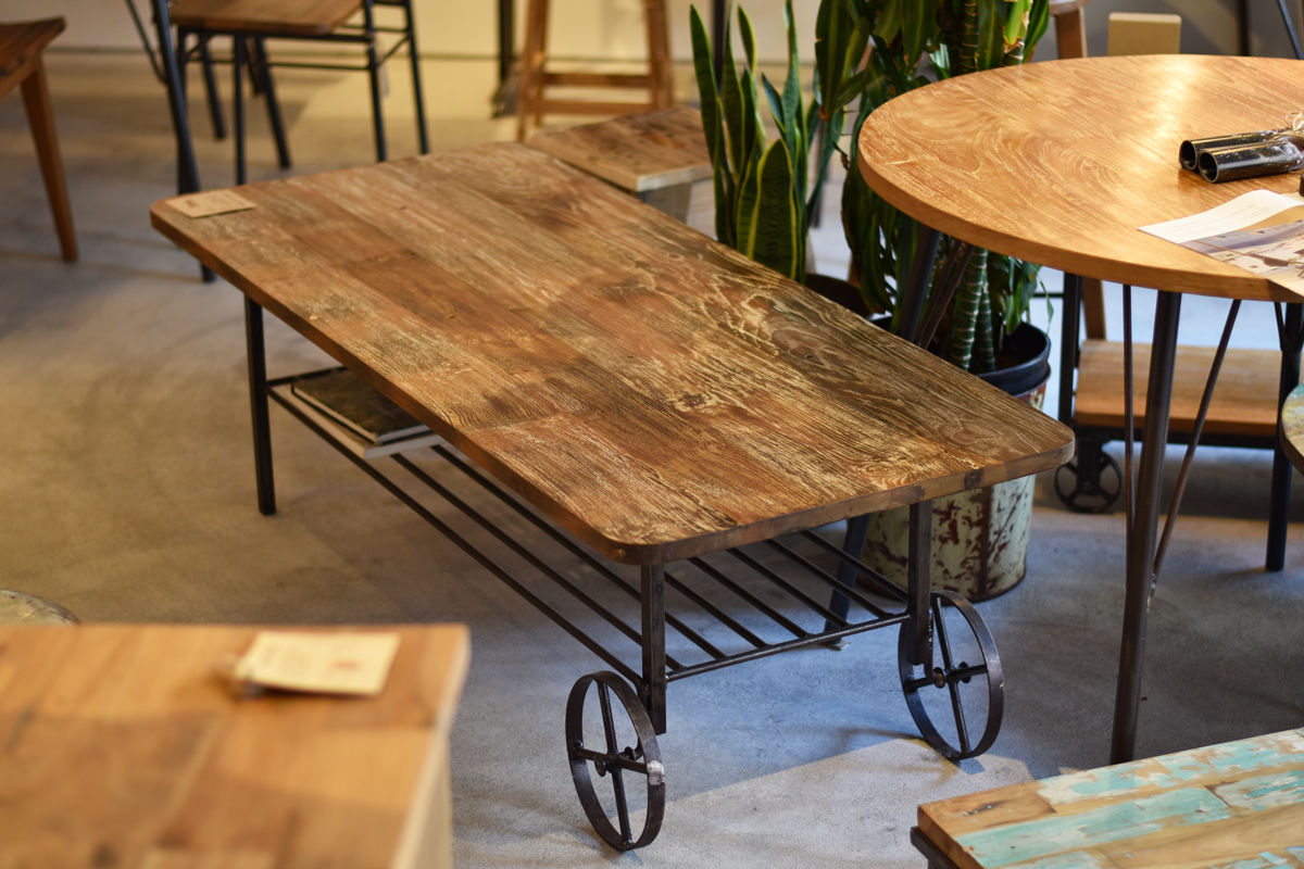 Gleam 廃材テーブル W180×D80×H72 Gleam 廃材テーブル W180×D80×H72 TABLE / DESK（テーブル・デスク