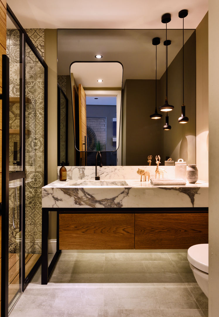 GUNDOGAN SUMMER HOUSE Esra Kazmirci Mimarlik Modern bathroom