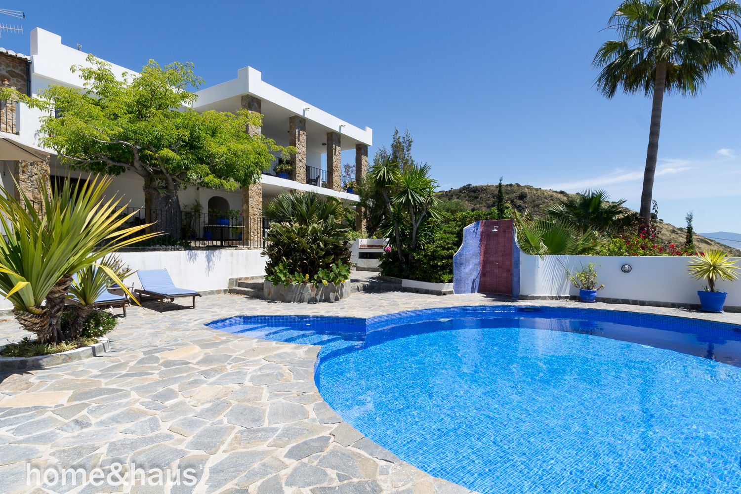 Home Staging en villa de alquiler vacacional "Door to the South", Home & Haus | Home Staging & Fotografía Home & Haus | Home Staging & Fotografía Piscina in stile mediterraneo