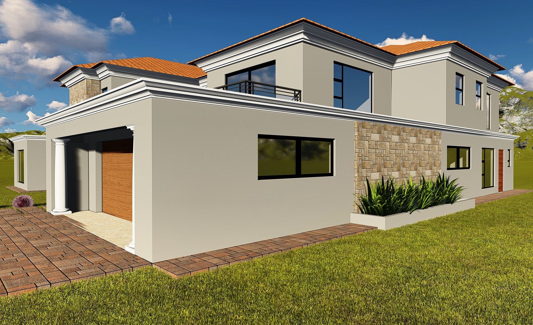 Crystal Park Benoni homify Modern houses