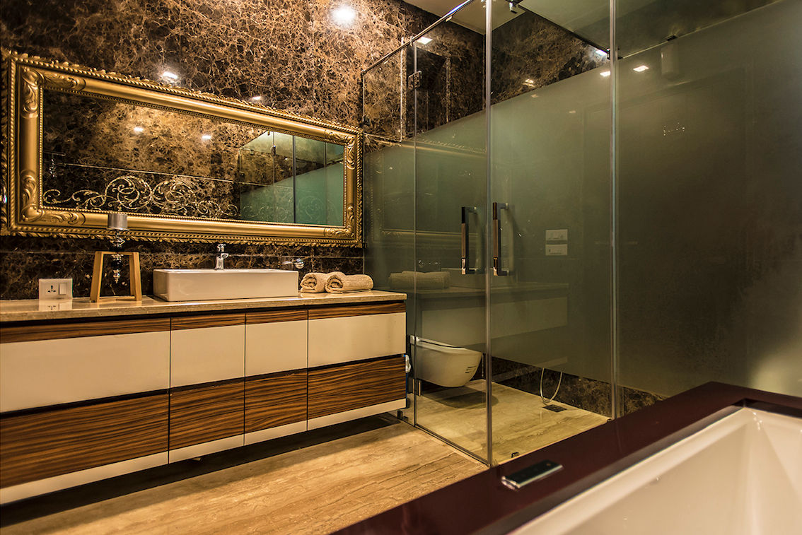 Washroom Studio An-V-Thot Architects Pvt. Ltd. Modern bathroom