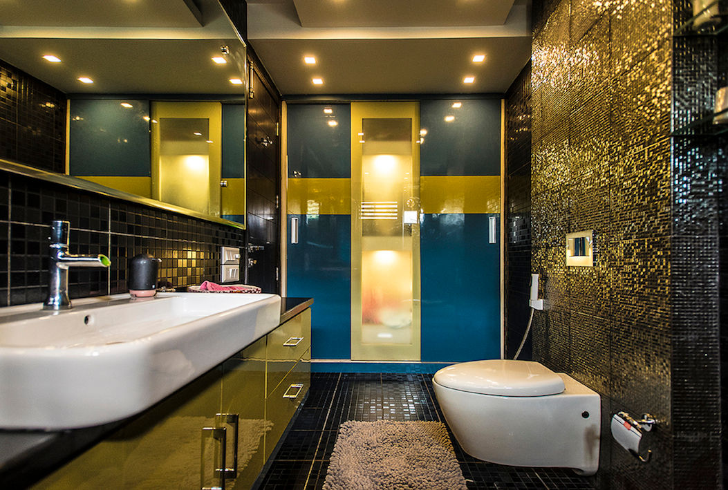 Washroom Studio An-V-Thot Architects Pvt. Ltd. Modern bathroom