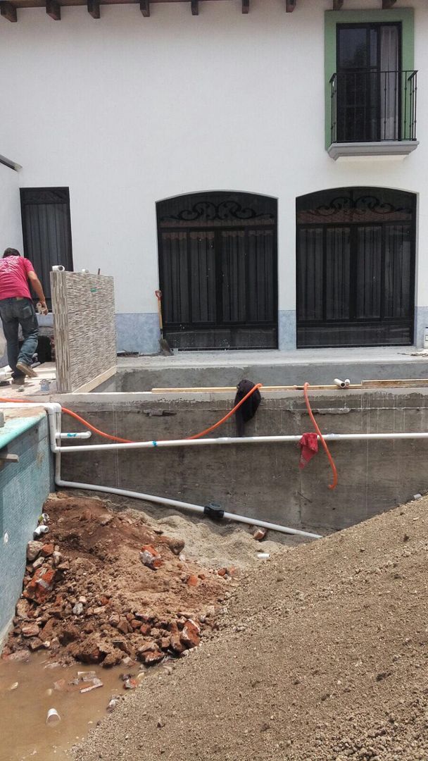 CONSTRUCCIÓN DE ALBERCA EN TENANCINGO , Albercas Aqualim Toluca Albercas Aqualim Toluca Modern Pool Concrete