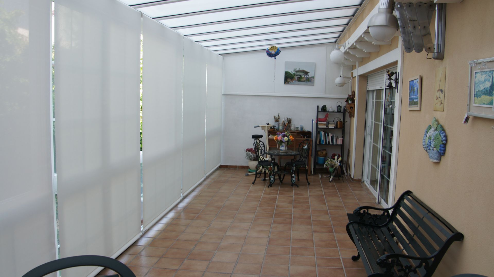 Cerramiento de aluminio en Madrid - 7, Fraimar Aluminios S.L. Fraimar Aluminios S.L. ระเบียง, นอกชาน อลูมิเนียมและสังกะสี