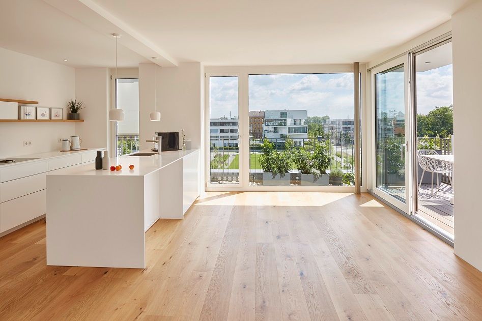 Baugruppe Landau, Esther Karcher Architekten Esther Karcher Architekten Minimalist dining room