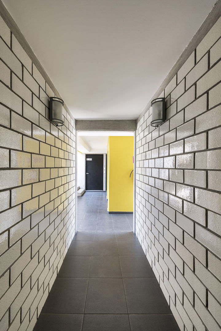 Desarrollo Dr. Vértiz , ARCO Arquitectura Contemporánea ARCO Arquitectura Contemporánea Modern Corridor, Hallway and Staircase