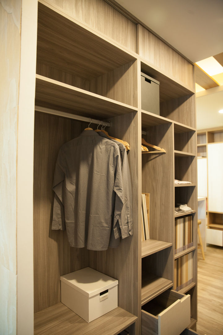 系統傢俱衣櫃設計 澄嶧空間設計 Minimalist dressing room