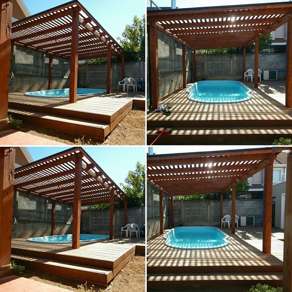 pergola piscina, San Cristobal hnos constructora San Cristobal hnos constructora Pool