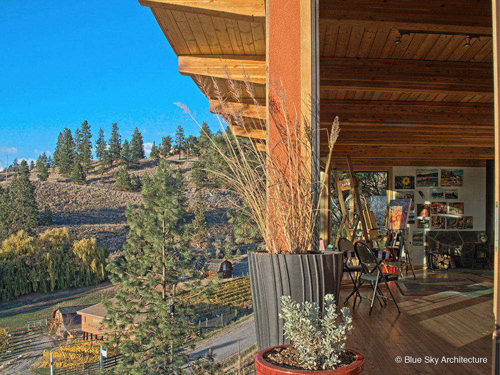 Naramata Bench House, Helliwell + Smith • Blue Sky Architecture Helliwell + Smith • Blue Sky Architecture บ้านและที่อยู่อาศัย