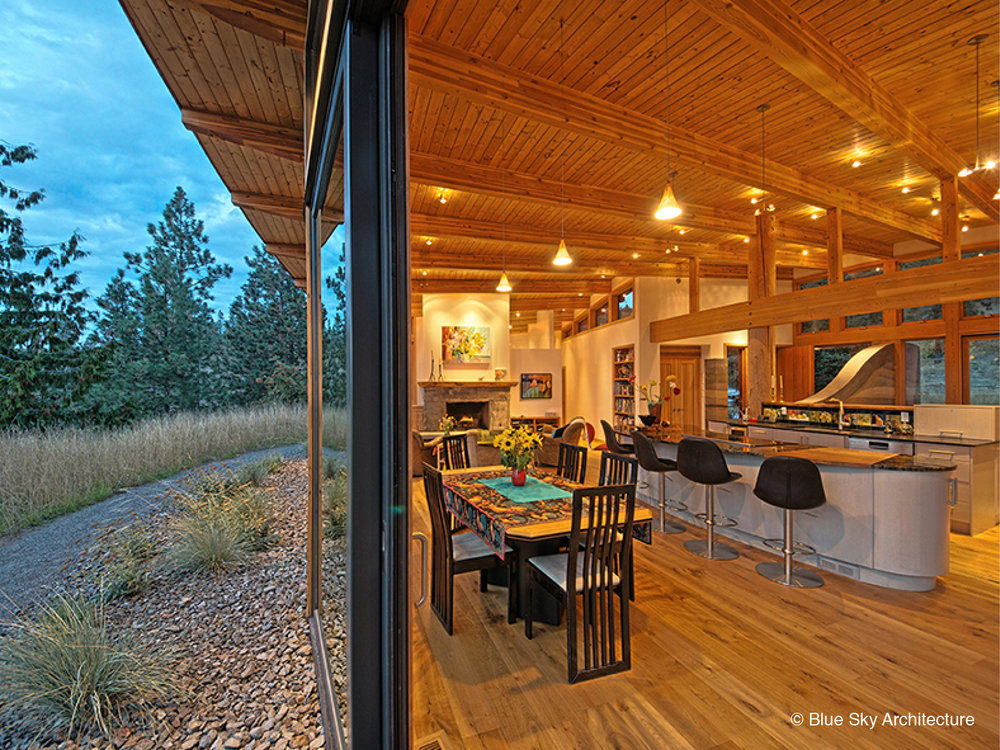 Open Concept Kitchen Helliwell + Smith • Blue Sky Architecture Modern kitchen