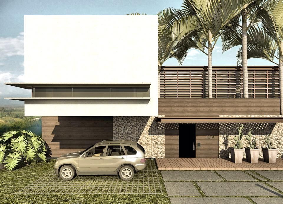 CASA H-9, Elite Arquitectura y Asoc. SAS. Elite Arquitectura y Asoc. SAS. Moderne huizen Stenen