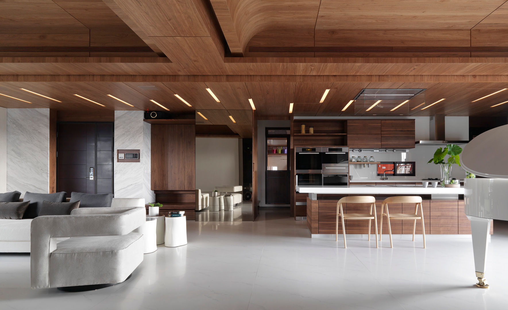 H之所在 禾築國際設計Herzu Interior Design Modern living room