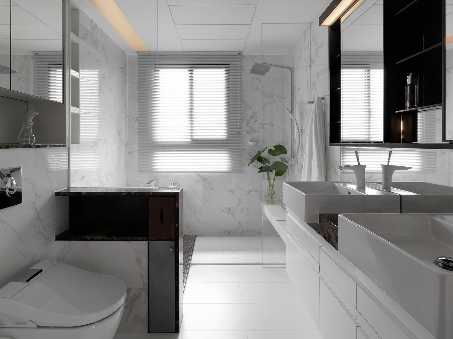 H之所在 禾築國際設計Herzu Interior Design Modern bathroom