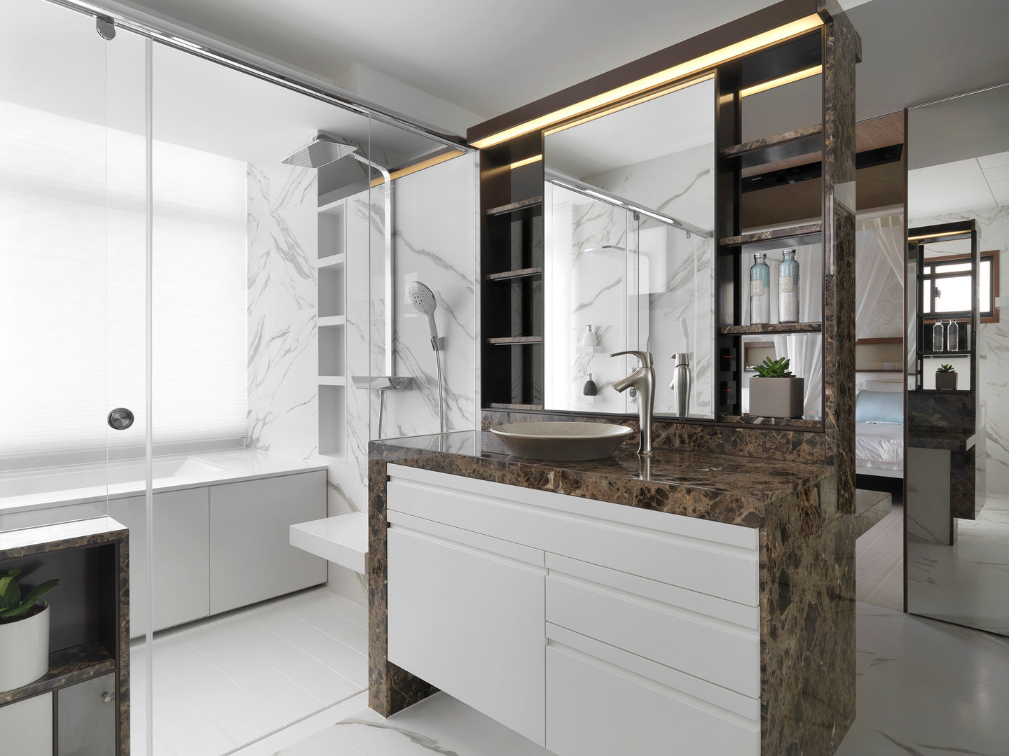 H之所在 禾築國際設計Herzu Interior Design 現代浴室設計點子、靈感&圖片