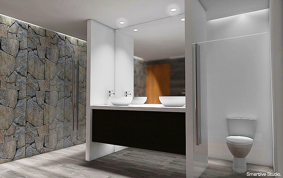 Baño principal homify Baños de estilo moderno