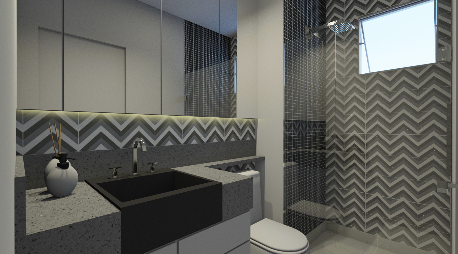 Projeto de Interiores Condomínio Talipo , Espaço AU Espaço AU Modern style bathrooms