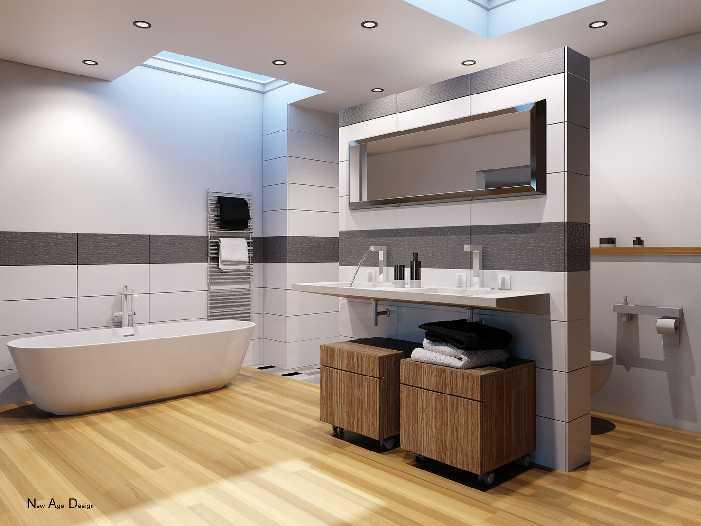 homify Modern style bathrooms