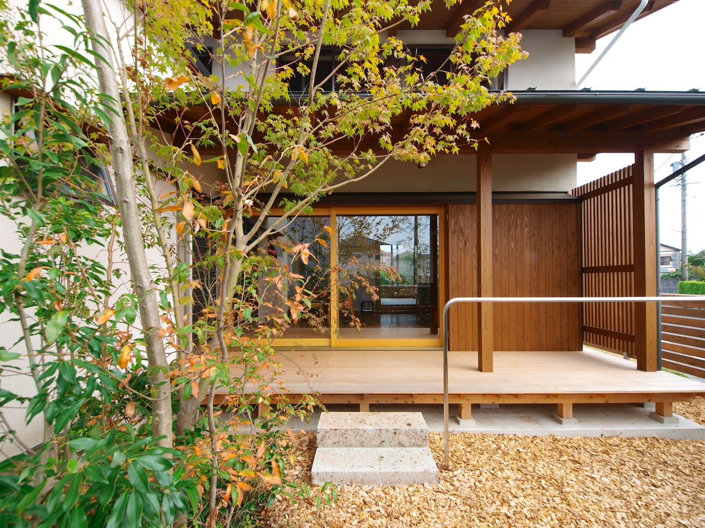 西美薗の家, 岸井設計室 岸井設計室 Casas de estilo ecléctico Madera Acabado en madera