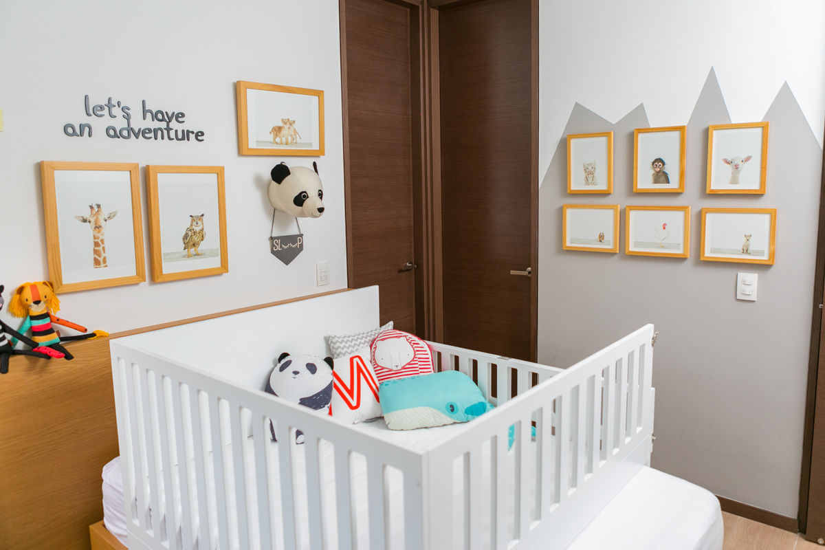 Cuarto de Martin Aristizabal, Little One Little One Cuartos infantiles de estilo escandinavo