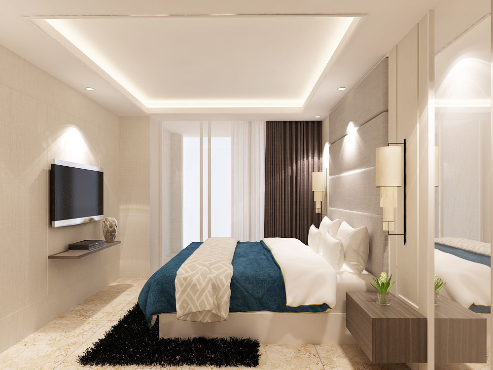 Studio Apartment - Art Deco, iugo design iugo design Minimalist bedroom